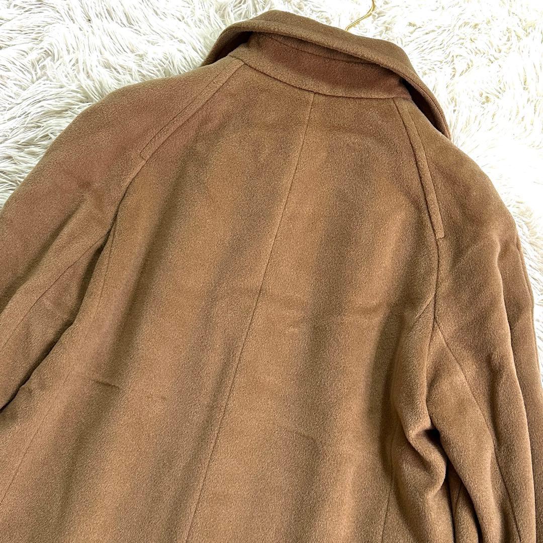 高級ライン銀タグ✨マックスマーラ ロングコート キャメル ウール 大きいサイズ