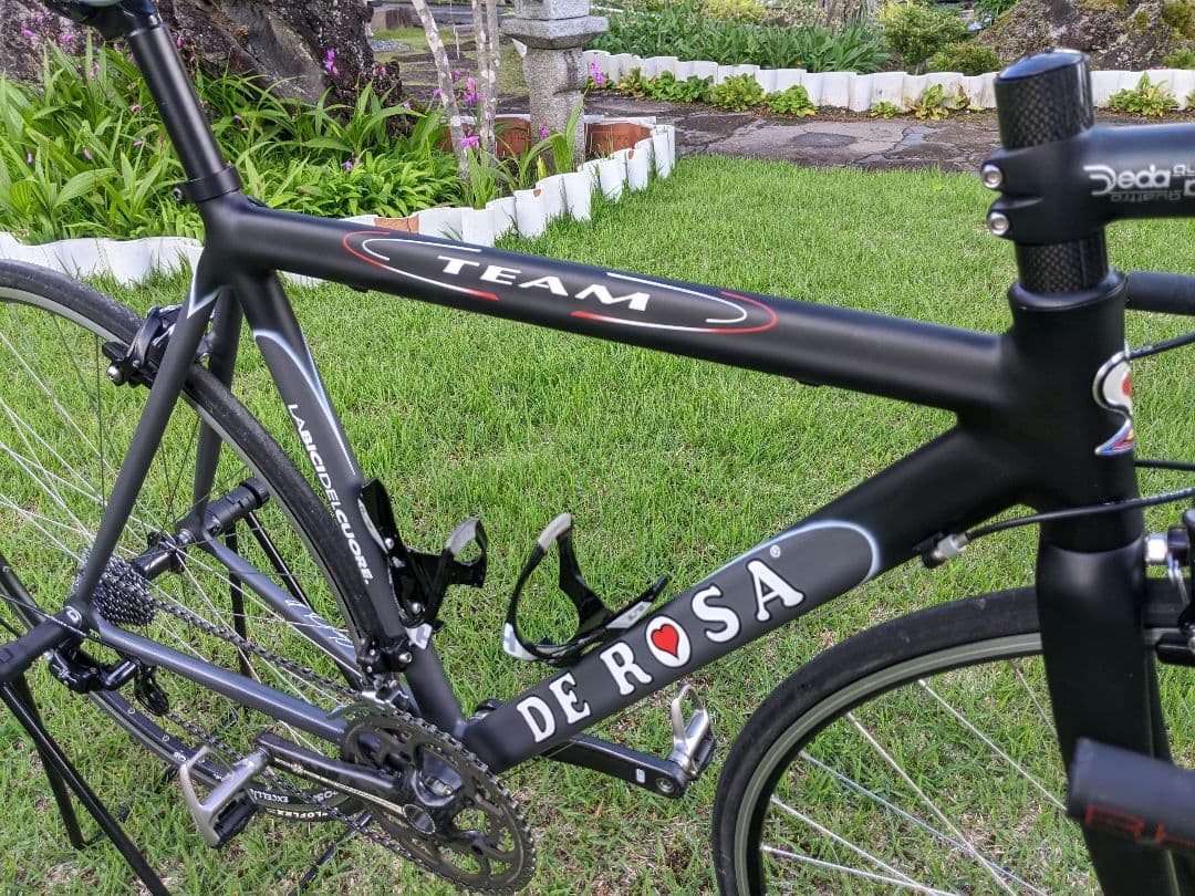 超美品 DE ROSA TEAM フレームセット イタリア製 ホリゾンタル