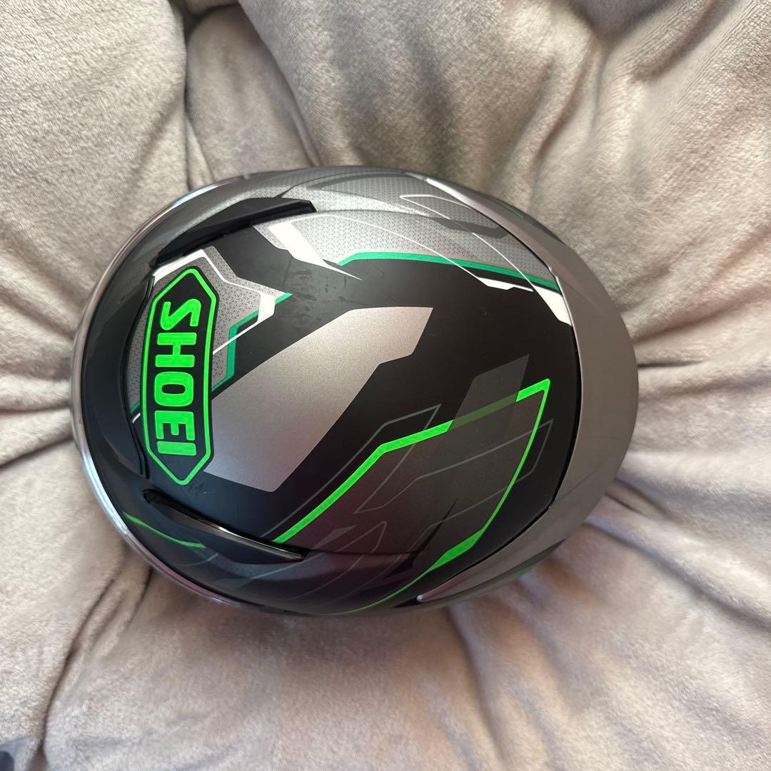 SHOEI フルフェイスヘルメット　Z8 ブラック/グリーン　(カプリッチョ)