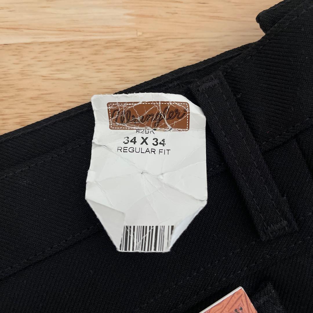デッドストック　ラングラー　ランチャーパンツ　ブラック　34×34