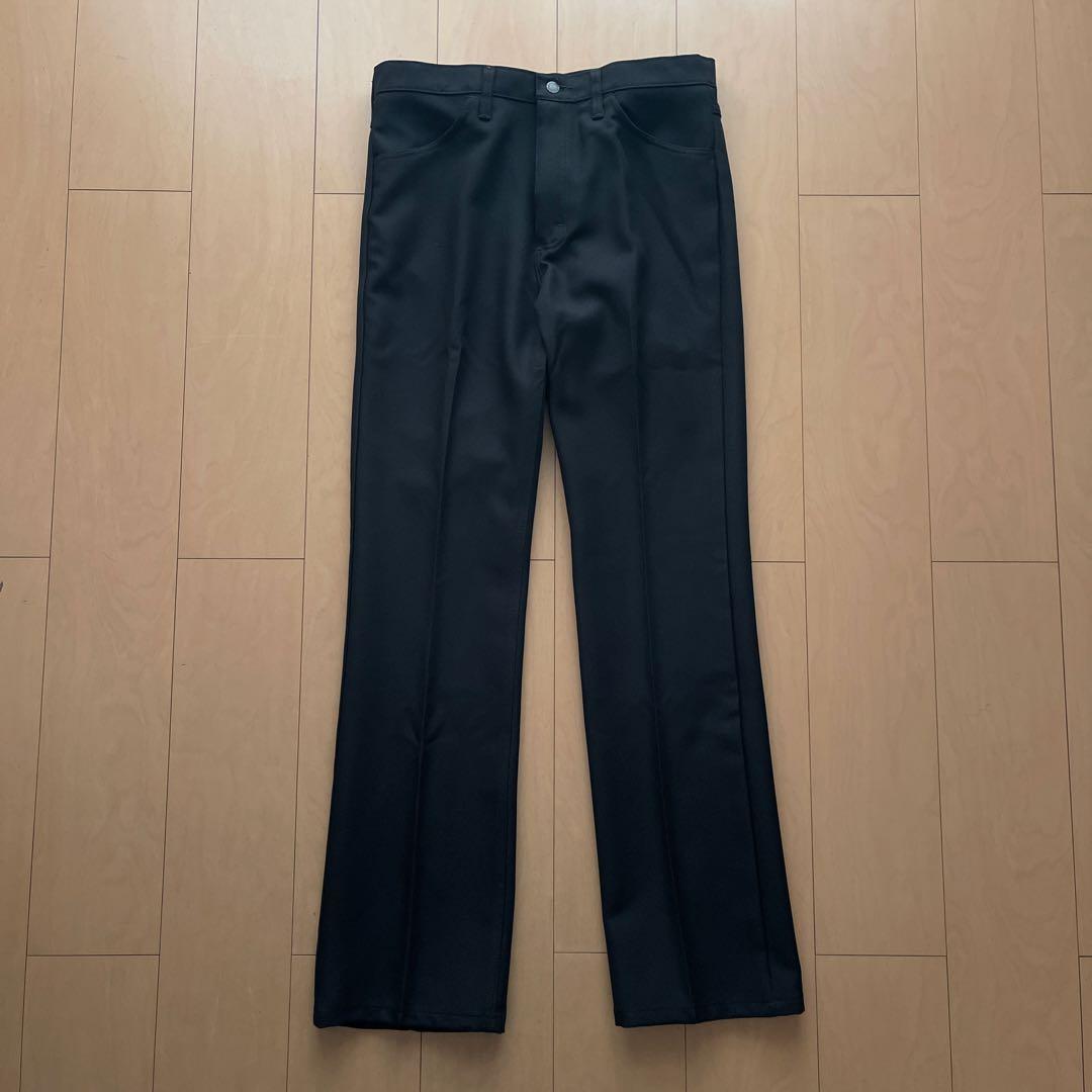 デッドストック　ラングラー　ランチャーパンツ　ブラック　34×34