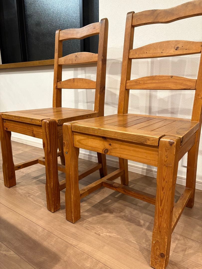 【送料無料】MADRID COLLECTION 木製ダイニングチェア 2脚セット