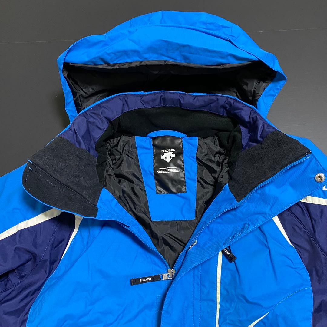 美品 DESCENTE スキー 上下セット セットアップ 中綿 撥水 メンズ M