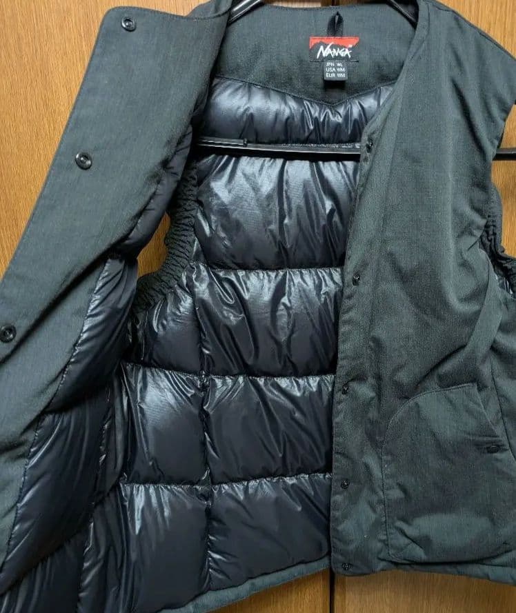 NANGA ナンガ タキビ ダウンベスト ダウンジャケット 難燃 アラミド L