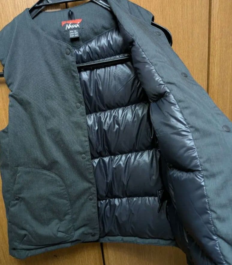 NANGA ナンガ タキビ ダウンベスト ダウンジャケット 難燃 アラミド L