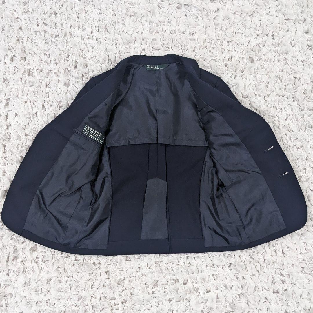 ラルフローレン 4点セットアップ 男の子 スーツ 金ボタン 七五三 　ウール