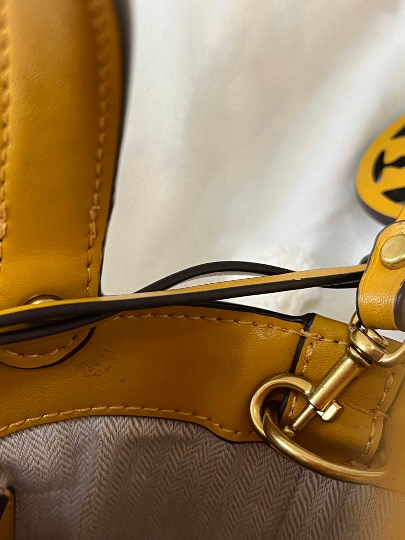 トリーバーチ　 イエロー トートバッグ ショルダーバッグ