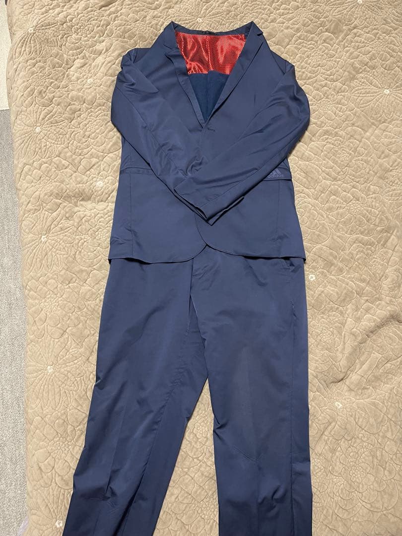 激レア　adidas スポーツスーツ ネイビー　セットアップ