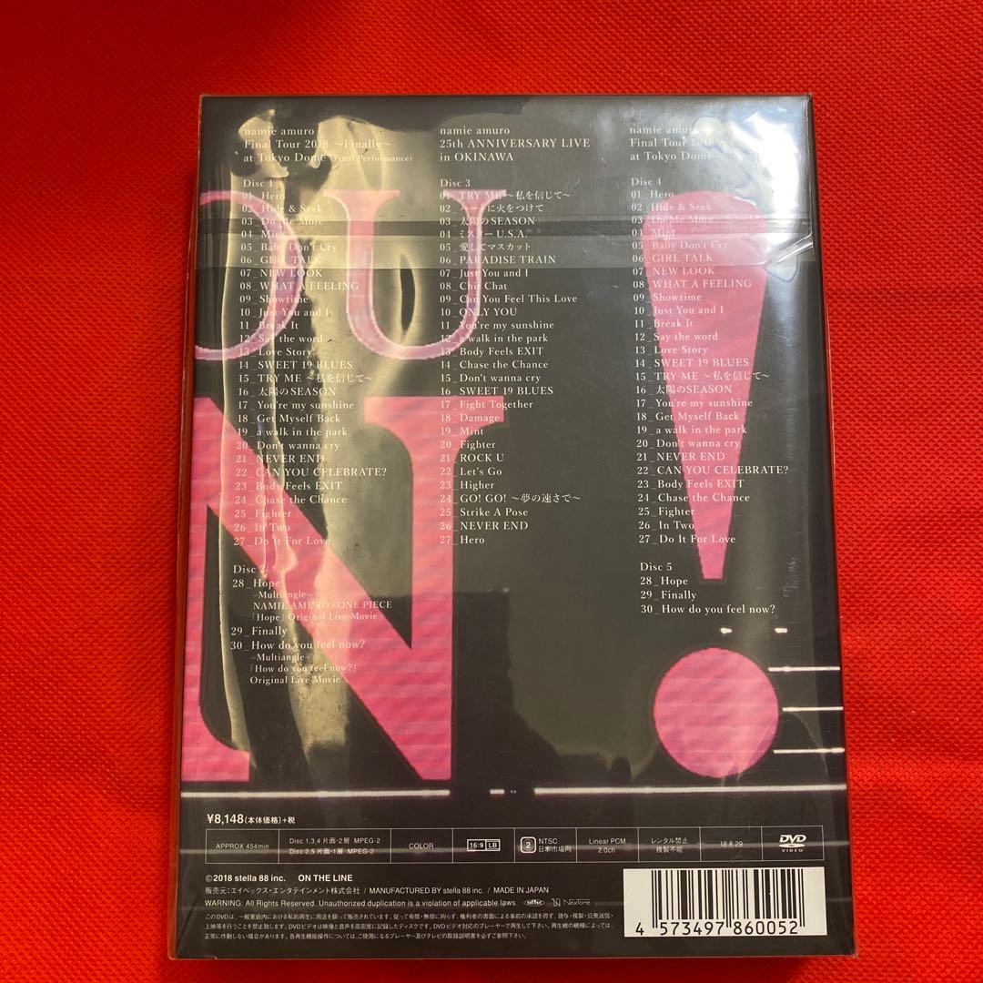 新品 初回盤 DVD 5枚組 安室奈美恵namie amuro Finally