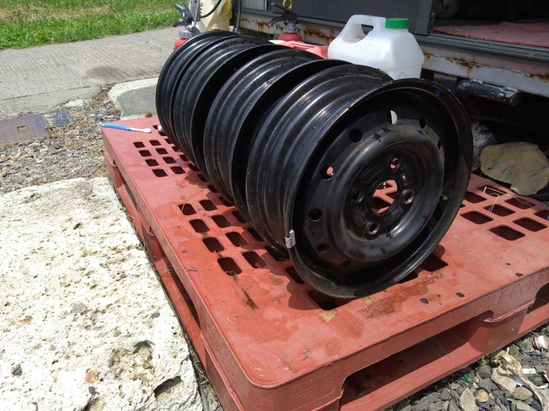 スズキエブリー純正新車外し12インチ ホイール 4個セット