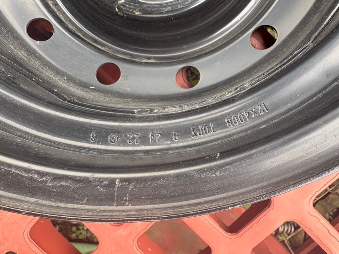 スズキエブリー純正新車外し12インチ ホイール 4個セット