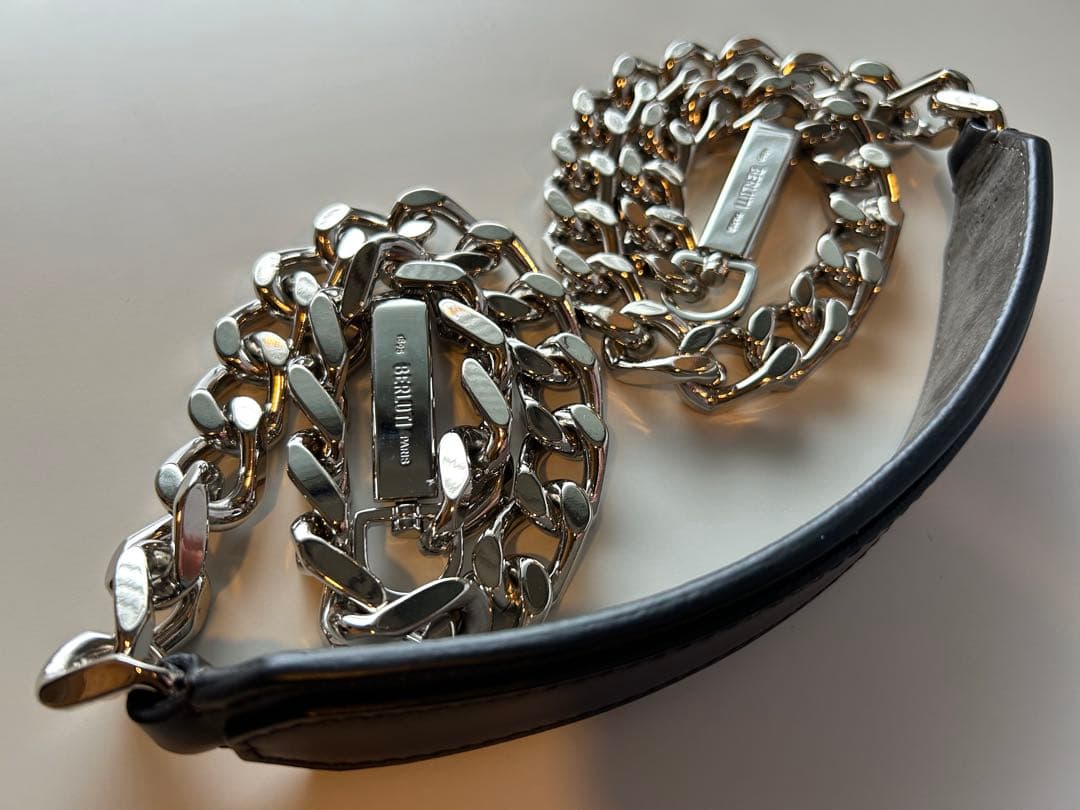 ベルルッティ　メタルチェーン　ショルダー　ストラップ