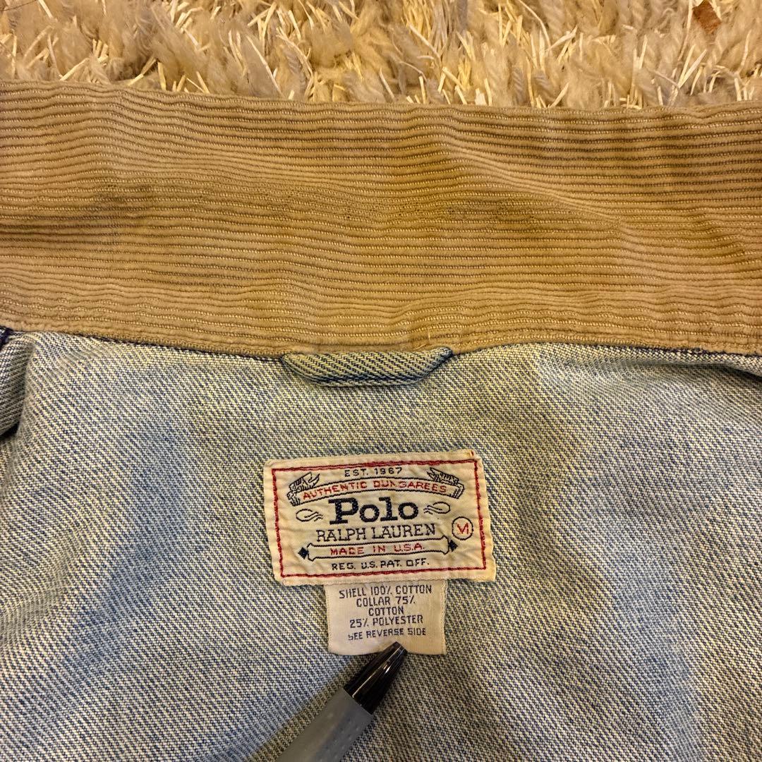 ビンテージ　ポロラルフローレン　デニムジャケット