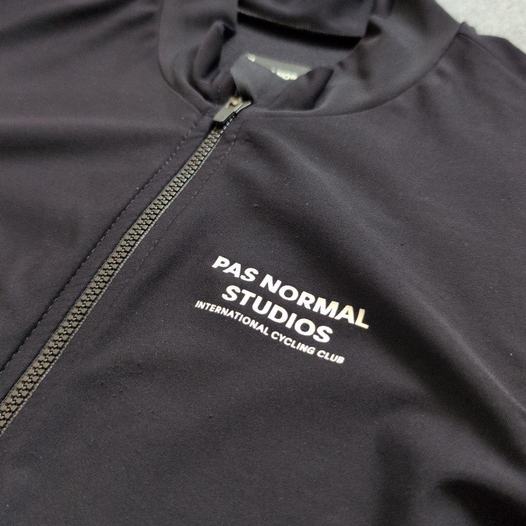 【定価38000円】パスノーマルスタジオ　裏起毛　サイクルジャージ長袖　M