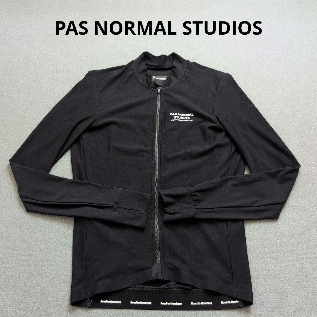 【定価38000円】パスノーマルスタジオ　裏起毛　サイクルジャージ長袖　M