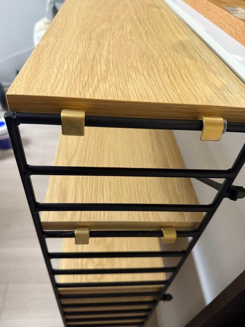 【マイ】R.U.S 薄型シェルフ 収納付き