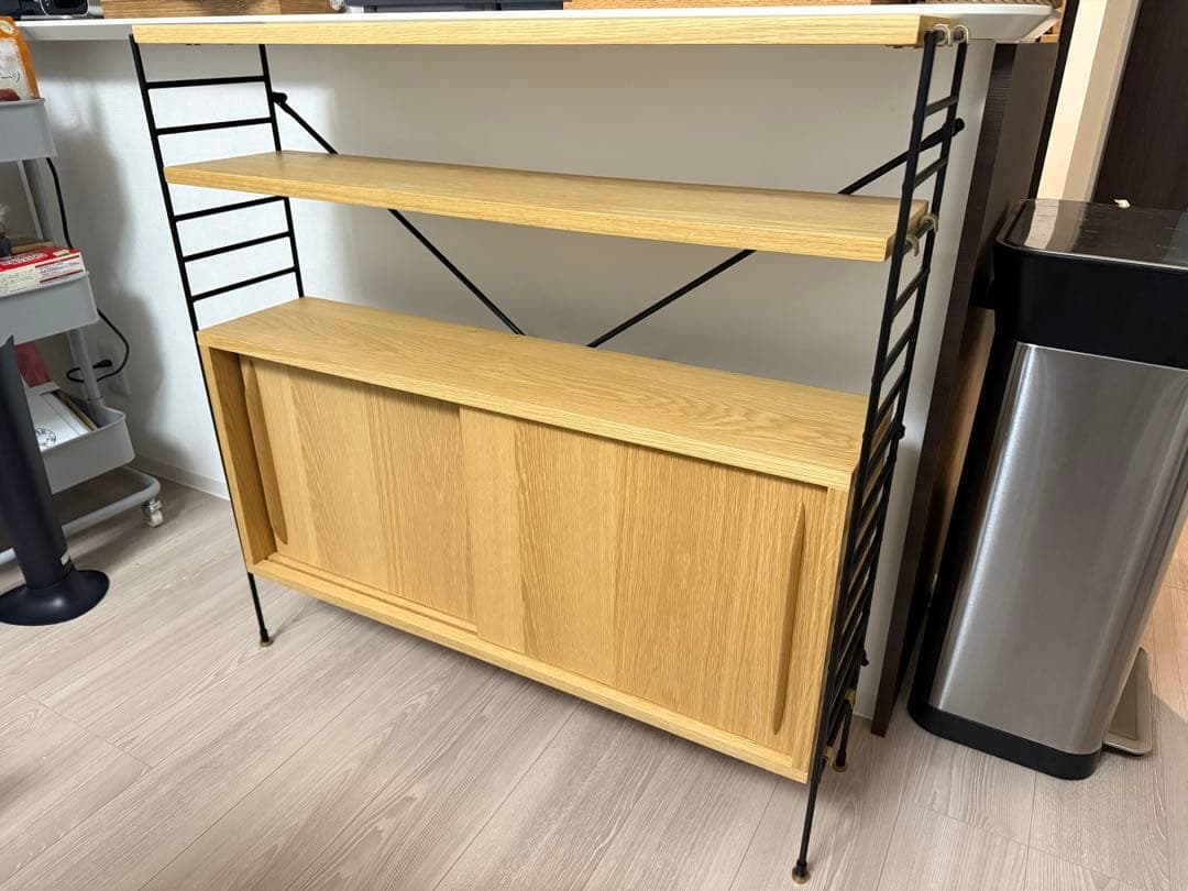 【マイ】R.U.S 薄型シェルフ 収納付き