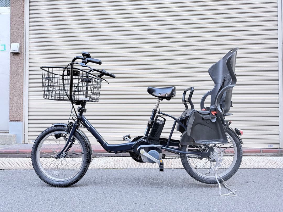 子供乗せ　パナソニック　電動アシスト自転車 チャイルドシート付き ブラック