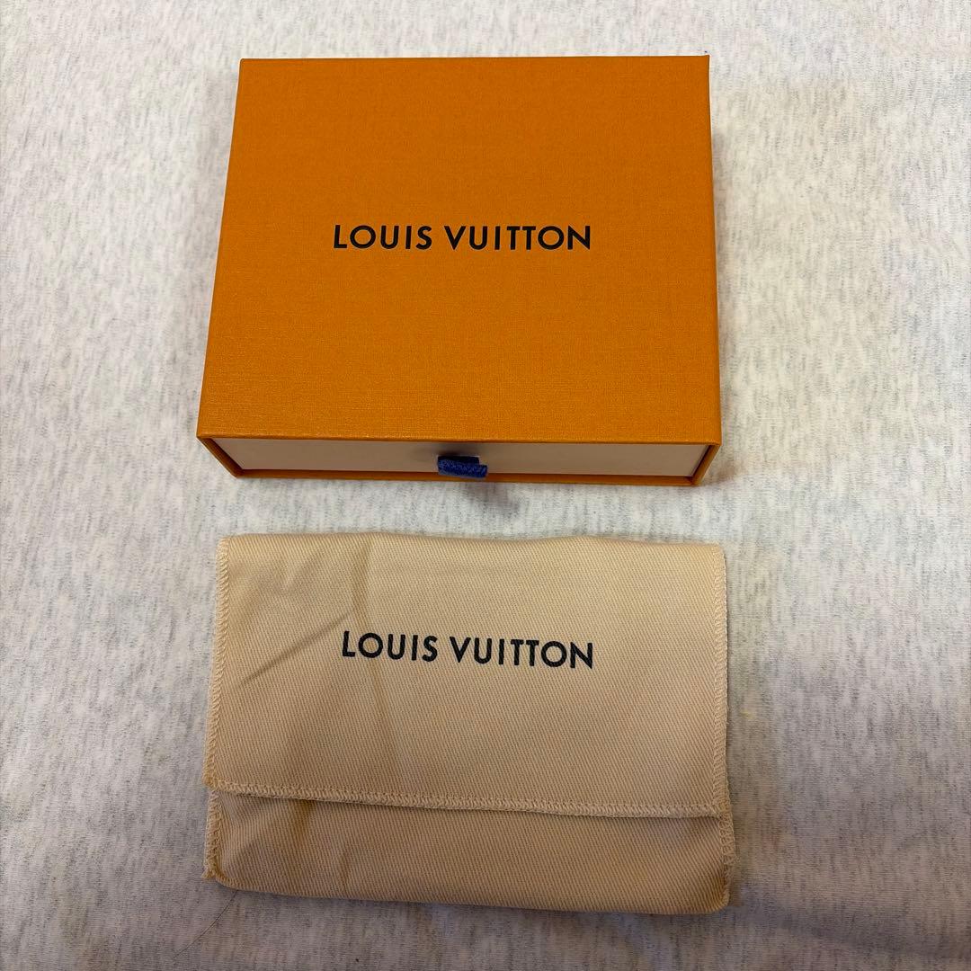 LOUIS VUITTON ピンク キーケース　デニム生地