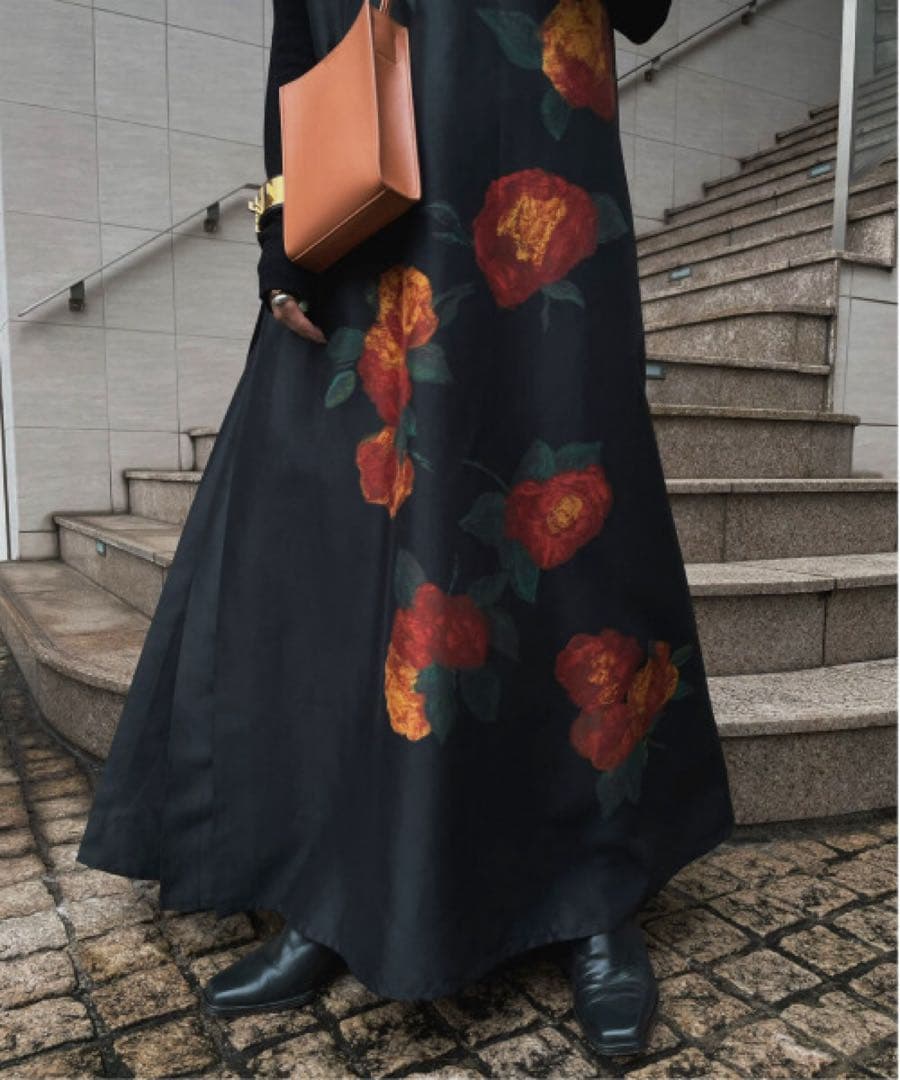 新品　Ameri ELLIE ASYMMETRY PLEATS DRESS