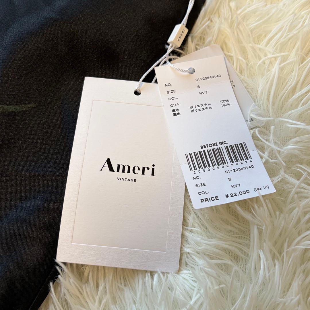 新品　Ameri ELLIE ASYMMETRY PLEATS DRESS