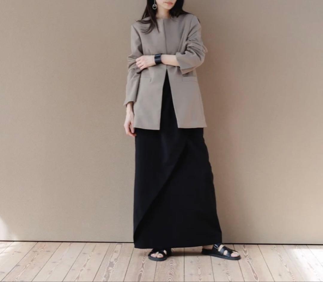 deres デレス passport jacket Milano beige