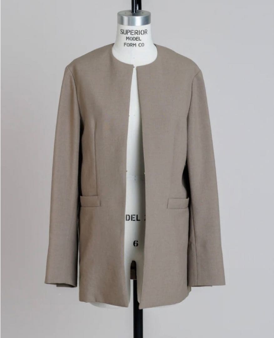 deres デレス passport jacket Milano beige