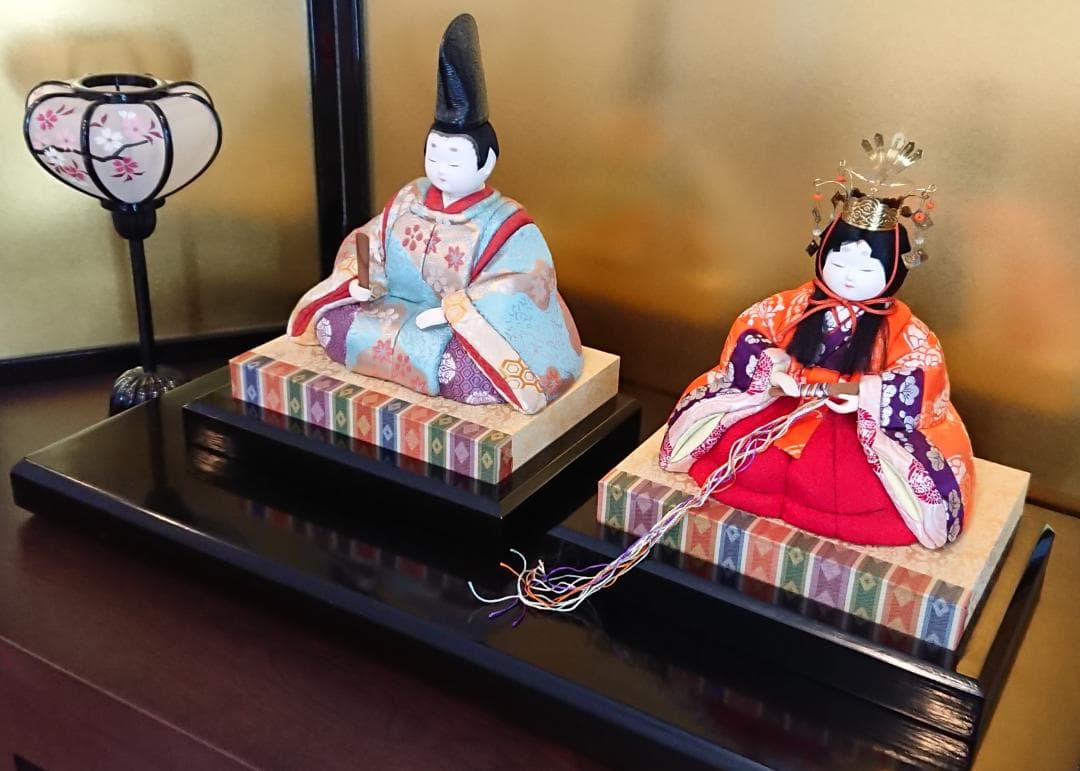 真多呂人形　若葉雛　木目込