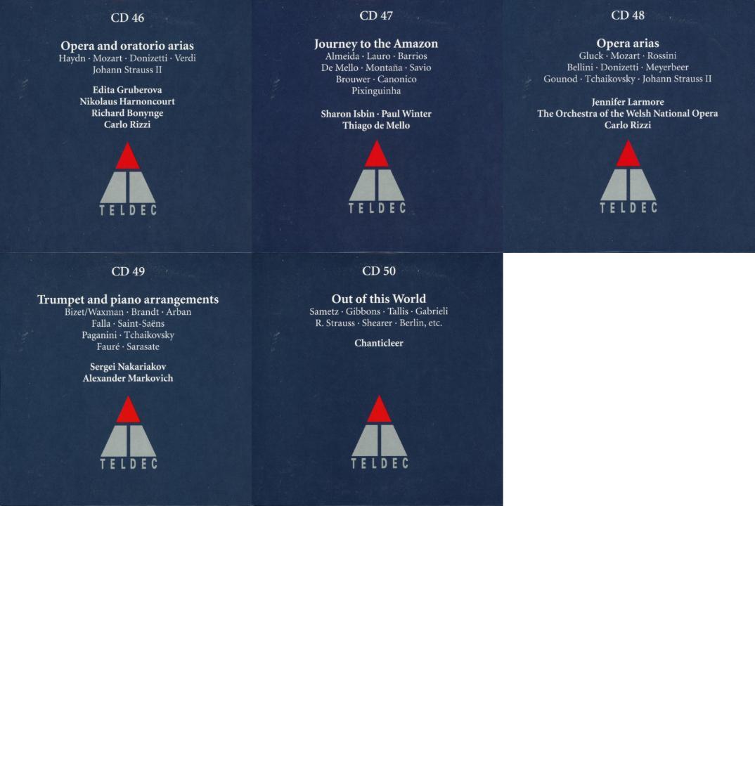 テルデック（TELDEC）名演コレクション 50枚組（限定盤）