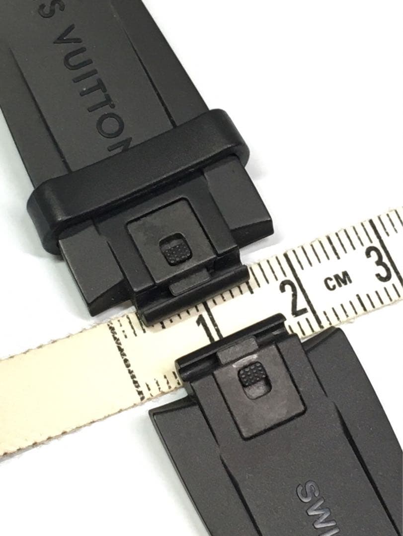 ② ルイヴィトン　タンブール　ベルト　時計　メンズ　ラバー　ベルト