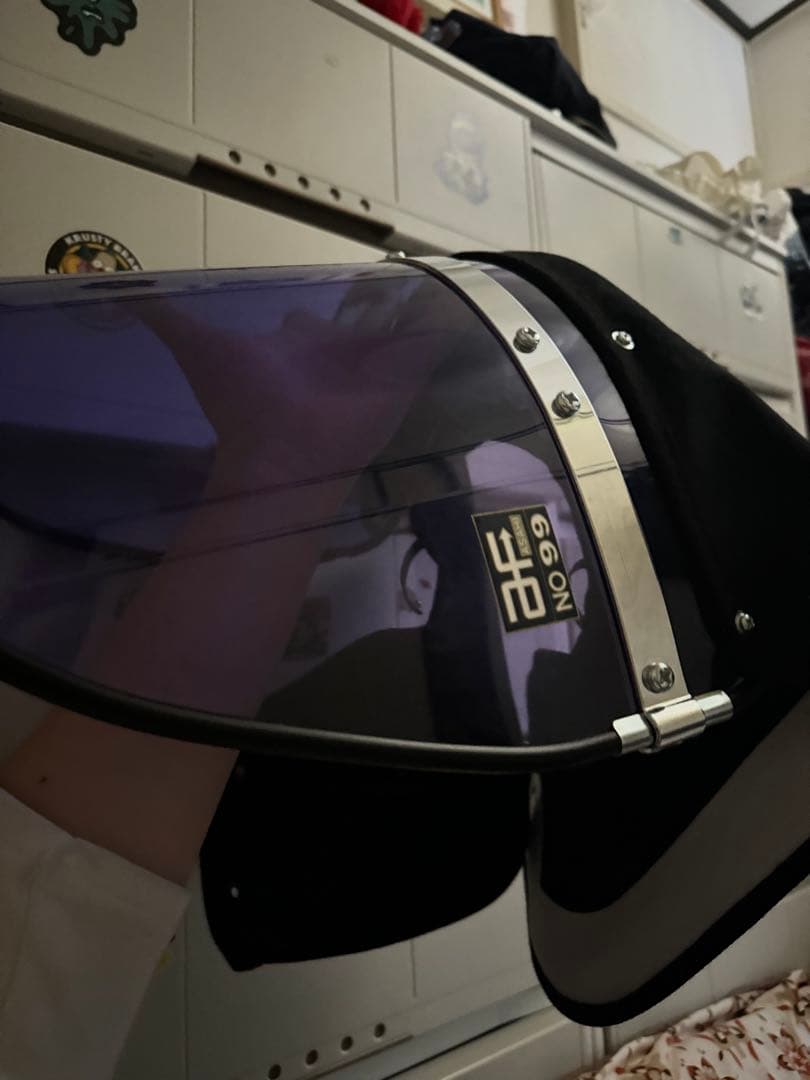 NO. 96 紫色 シールド 汎用バイク用