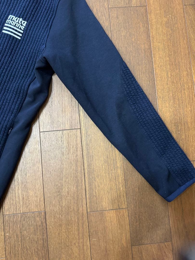 muta marineストライプキルトムーバブルゾンセットアップSサイズ