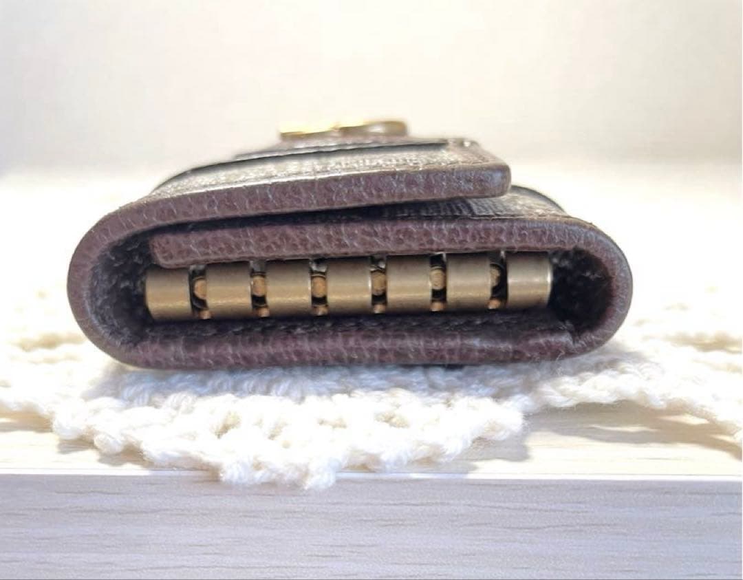 極美品　GUCCI オフィディア　GGマーモント　シェリー　キーケース