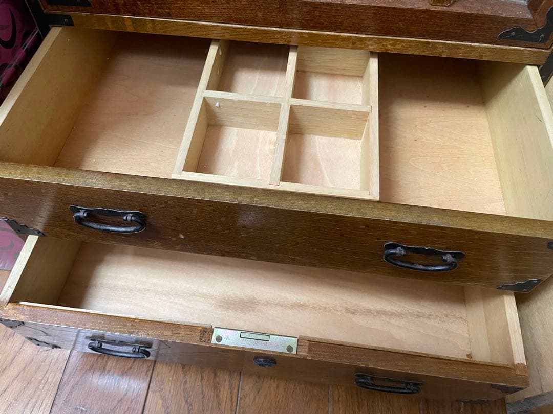 ミニ箪笥　タンス　昭和レトロアンティーク　ビンテージ　古道具　木製　小物入れ