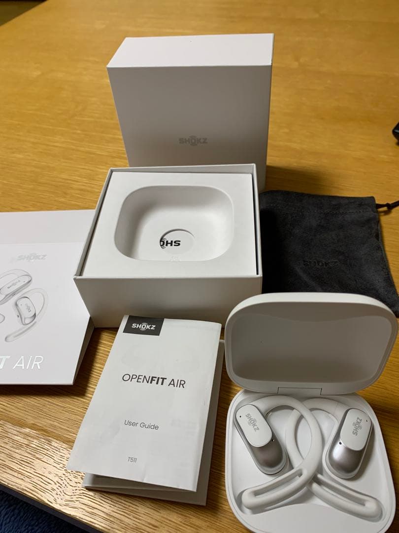 SHOKZ OpenFit Air 完全ワイヤレス骨伝導イヤホン