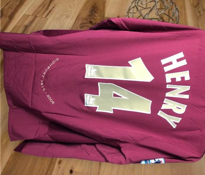 05/06 アーセナル 14# アンリ 長袖 ユニフォーム