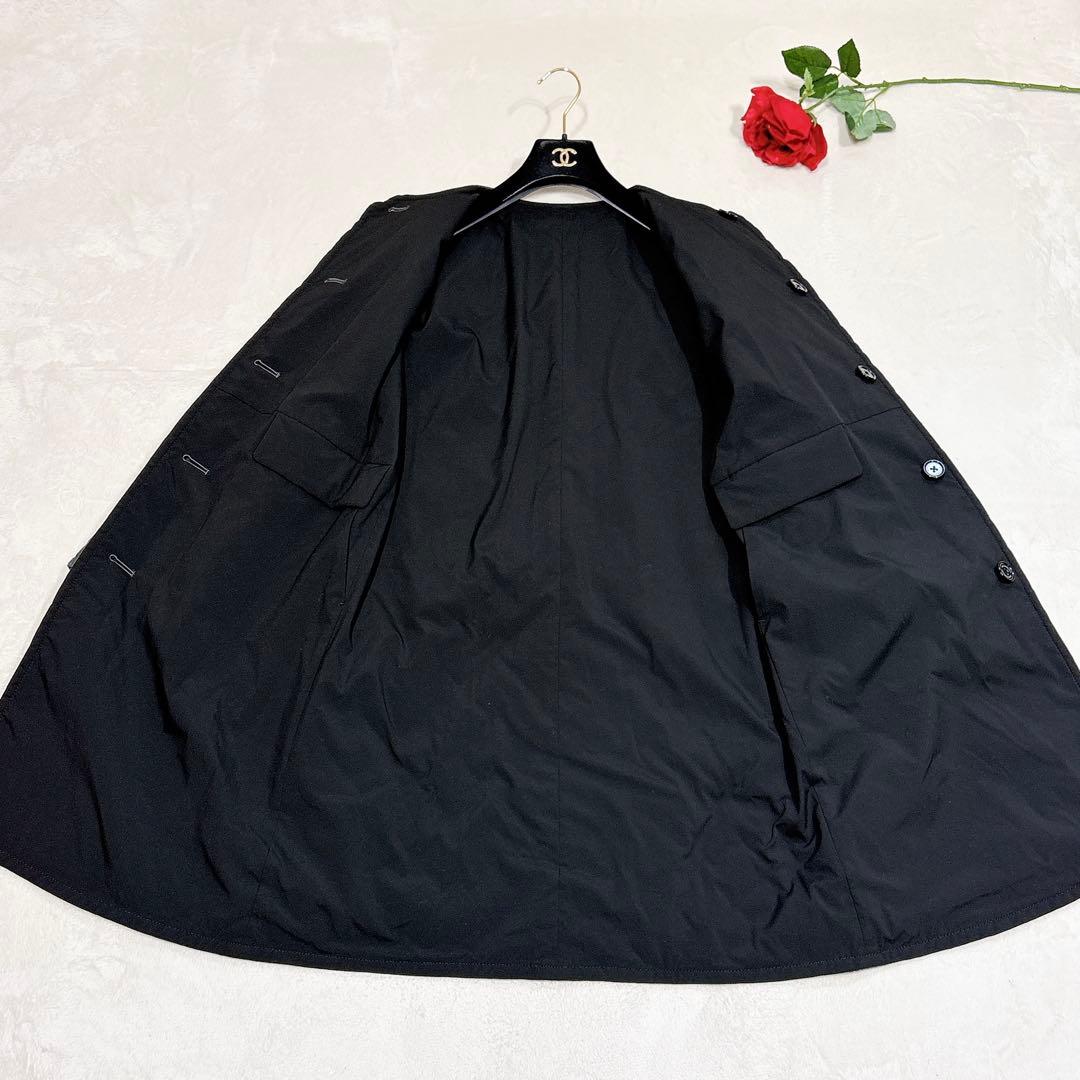 未使用✨　マッキントッシュ　ノーカラーコート　リバーシブル　36