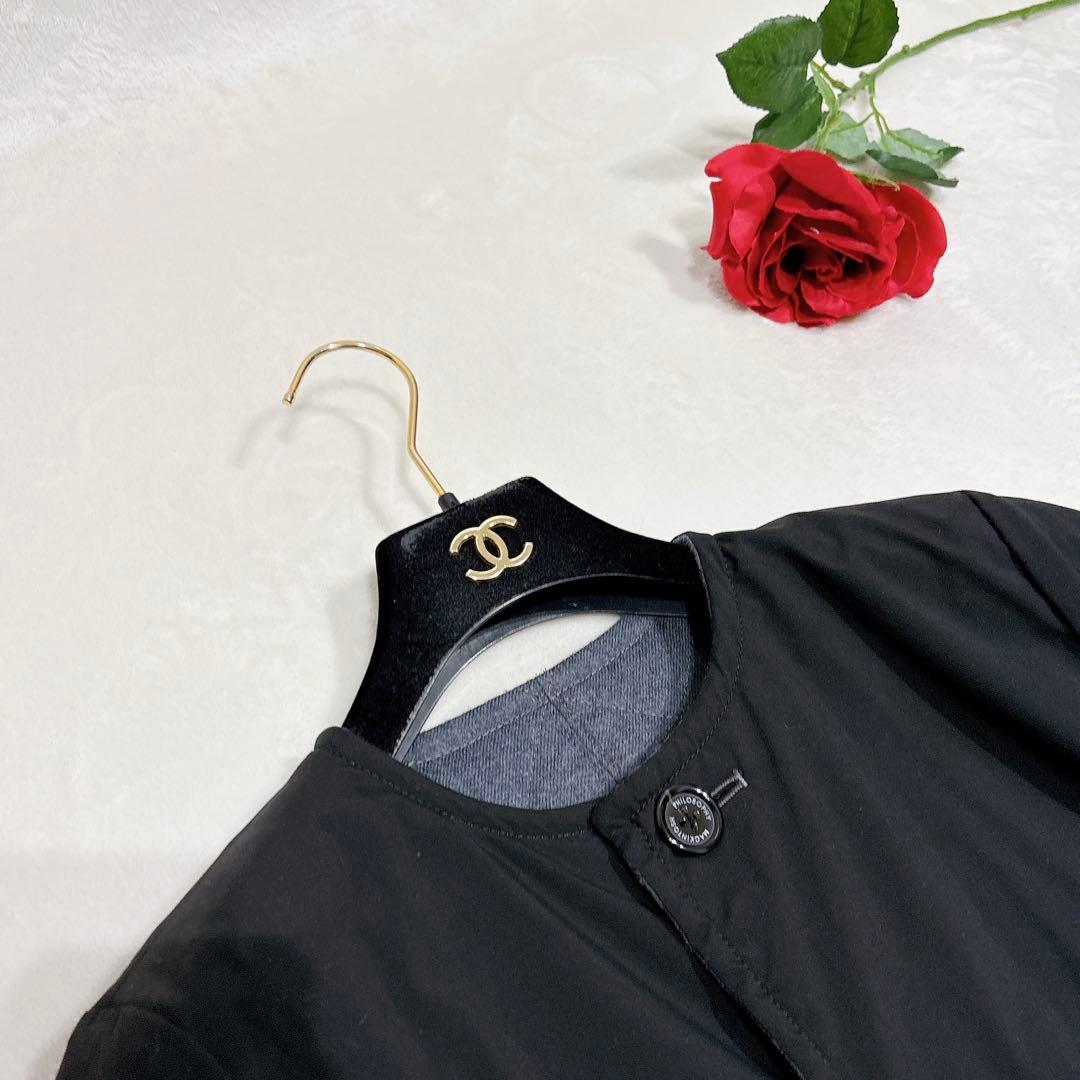 未使用✨　マッキントッシュ　ノーカラーコート　リバーシブル　36