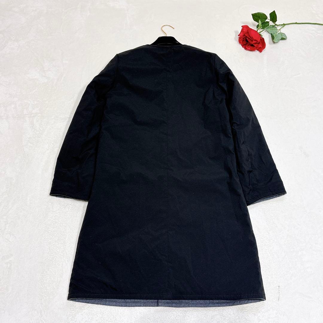 未使用✨　マッキントッシュ　ノーカラーコート　リバーシブル　36