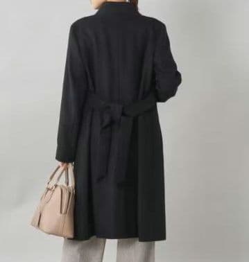 アンタイトル プレミアムライン 日本製 衿2way ロングコート L