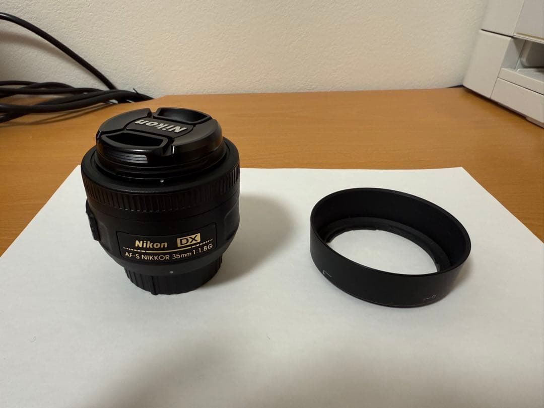 Nikon AF-S DX NIKKOR 35mm f/1.8Gプロテクター付き