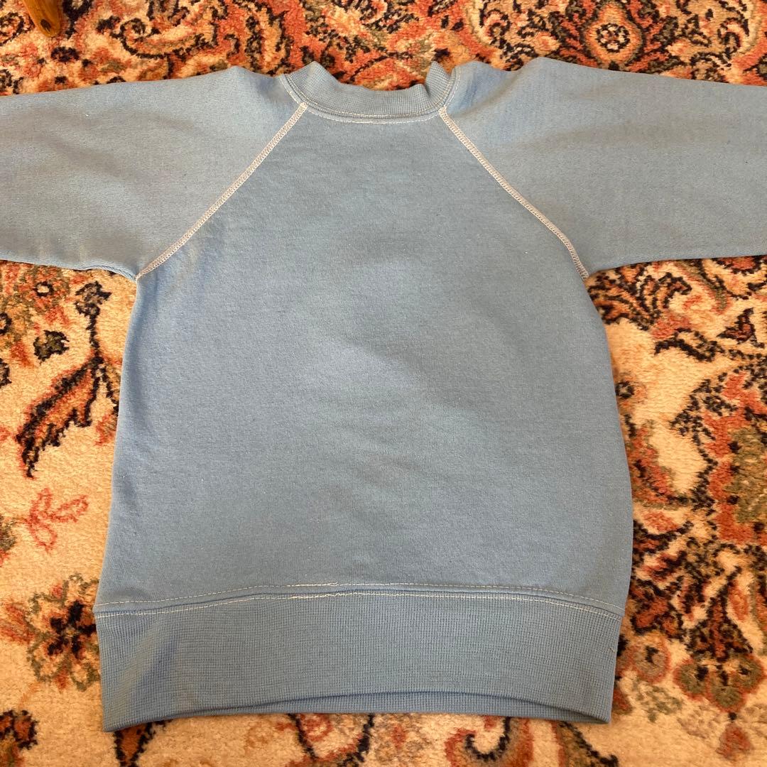 アメリカ古着　ビンテージ　ミッキーマウス 水色トレーナー