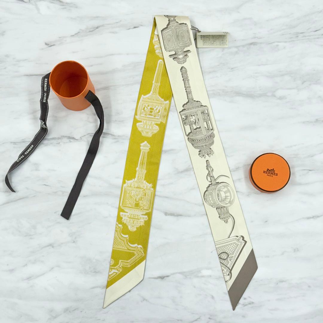 新品未使用　HERMES エルメス ツイリー 《メルヴェイユーズ・ランタン》