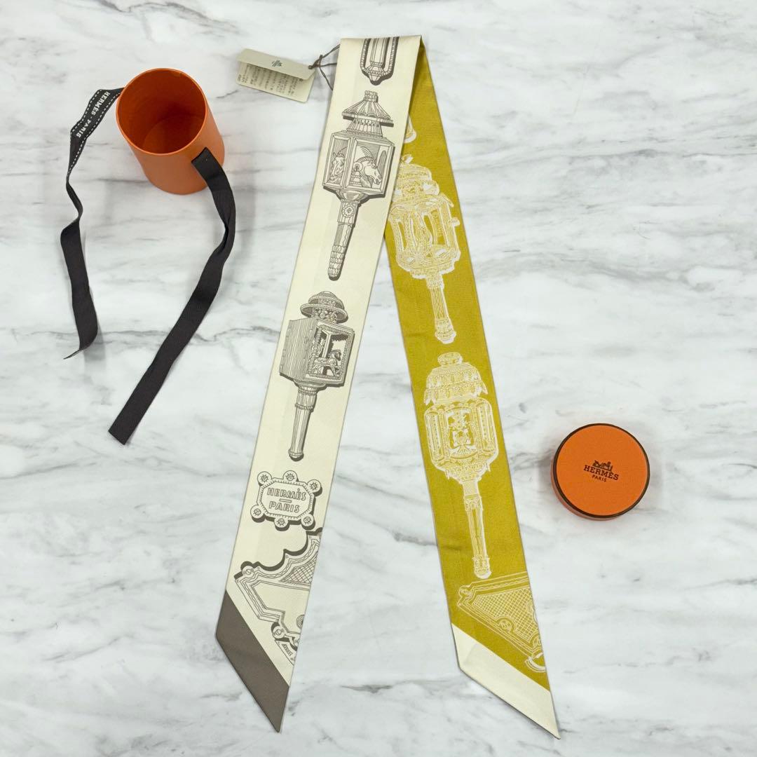 新品未使用　HERMES エルメス ツイリー 《メルヴェイユーズ・ランタン》