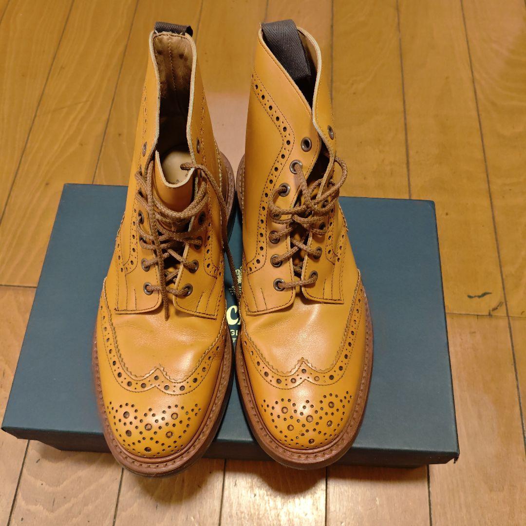 Trickers　ウイングチップ　ブーツ