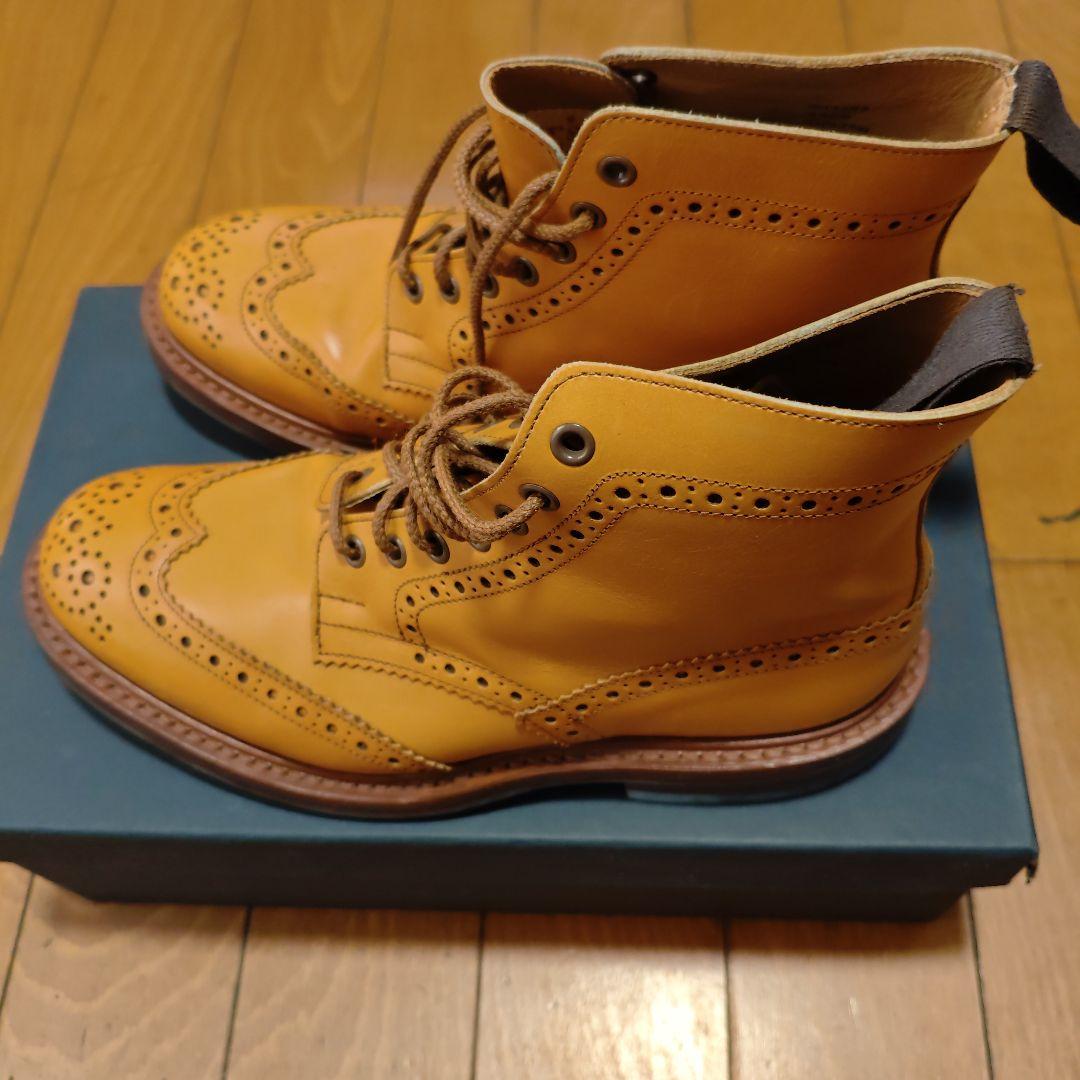 Trickers　ウイングチップ　ブーツ
