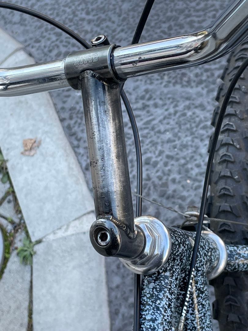 80s 90s old nitto クロモリ スレッド ステム raw カラー