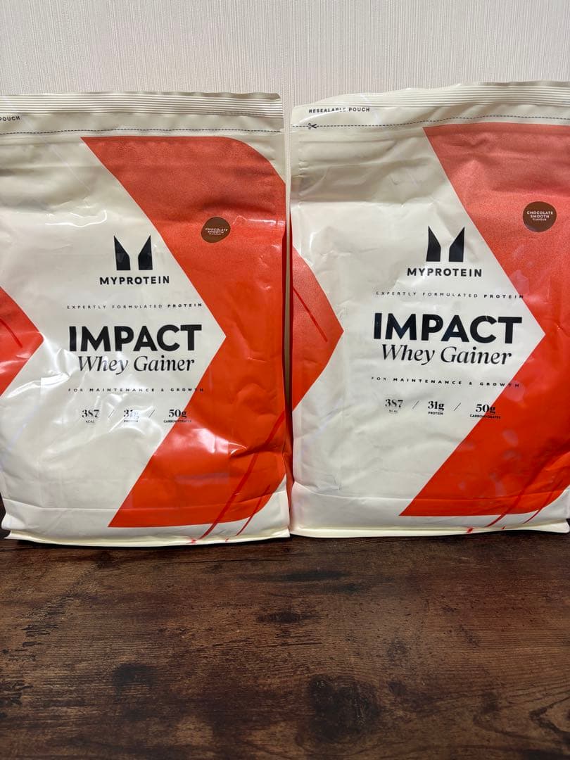 マイプロテイン ホエイゲイナー　2.5kg チョコレートスムーズ２個セット