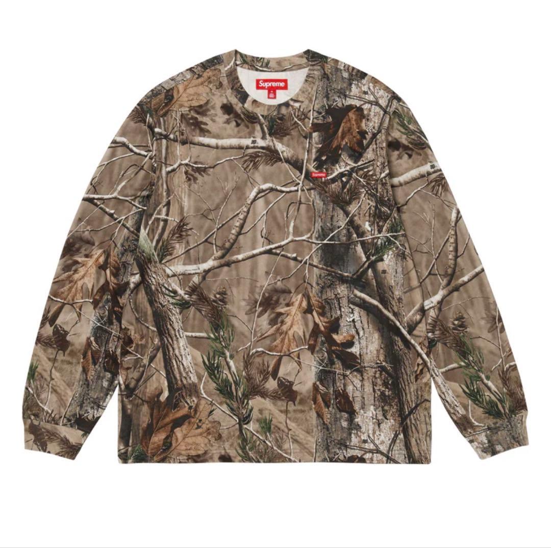 トップス Supreme Small Box L/S Tee Realtree Camo