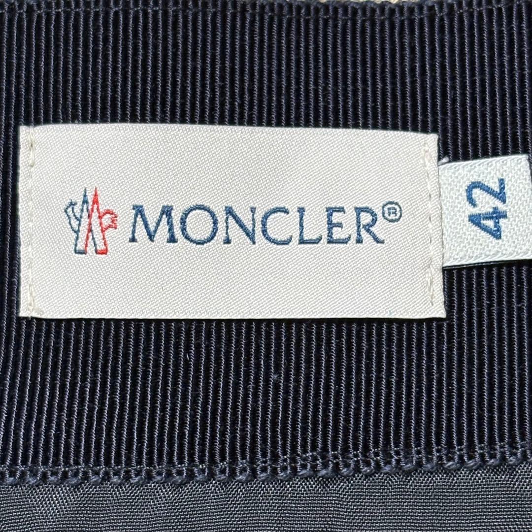美品★ 冬向き MONCLERフレアスカート ウール 42 モンクレール